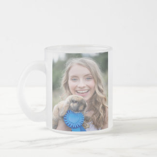 Tasse Givré Personnaliser la photo de lapin de concours de bét