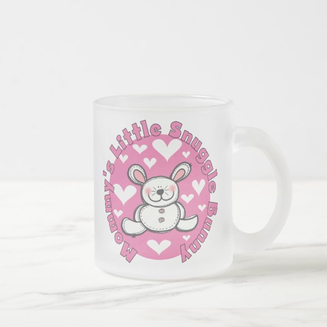 Tasse Givré Peu de lapin du câlin de la maman (Droit)