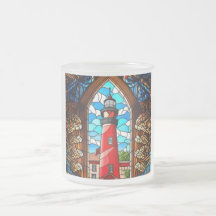 phare en verre coloré