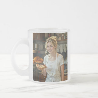 Tasse Givré Photo de pizza en train de manger Personnaliser