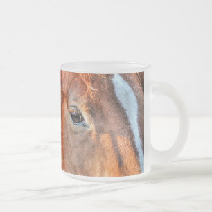 Tasse Givré Photo équine d'un amateur de chevaux sur un ranch 