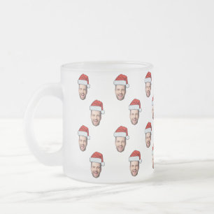 Tasse Givré Photo sur mesure Santa Hat Cadeau de Noël