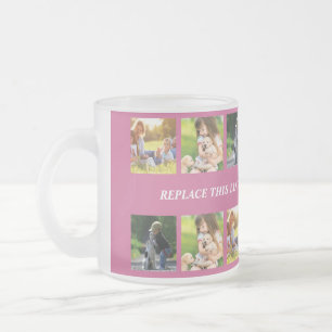 Tasse Givré photocollage et texte