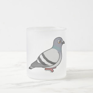 Tasse Givré Pigeon de roche mignon