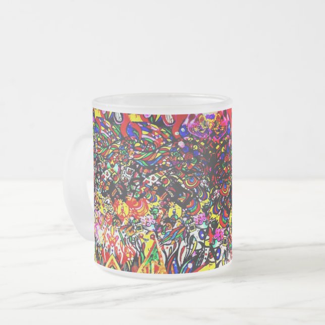 Tasse Givré Pollinisation de graffiti par BelloNovaInk (Devant gauche)