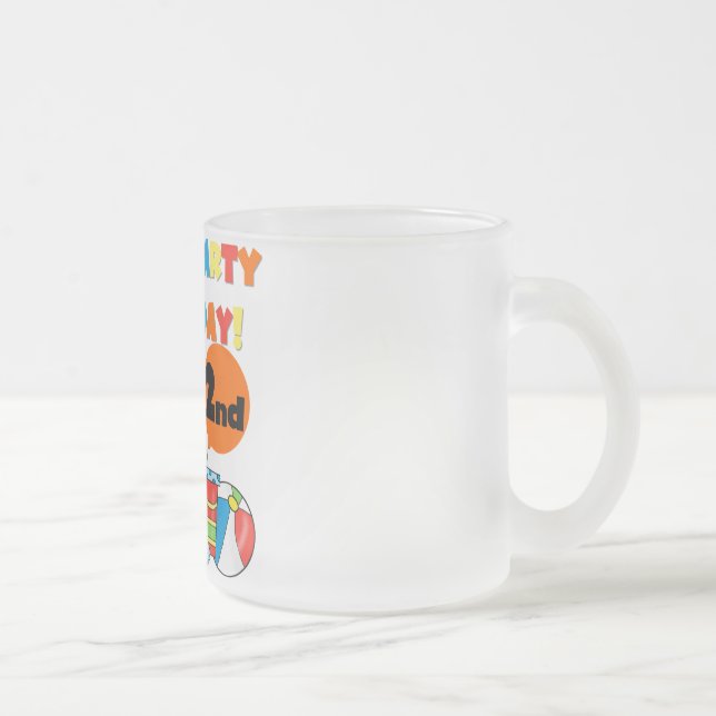 Tasse Givré Pool Party 2e anniversaire Tshirts et cadeaux (Droit)
