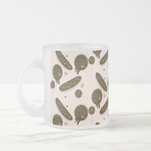 Tasse Givré Pops de gâteau de donuts éclair Saint-Valentin   