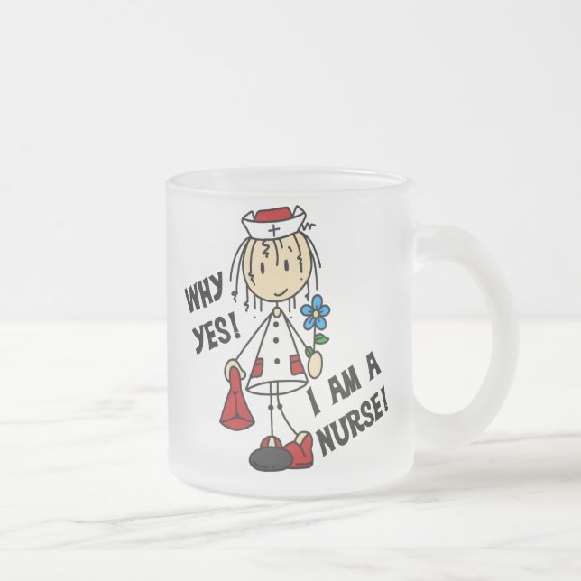 Tasse Givré Pourquoi je suis infirmière (Droit)