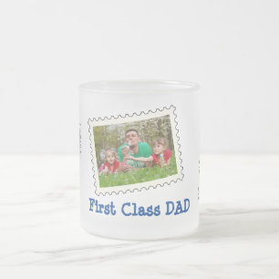 Tasse Givré Premier DAD Best Papa Ever 3 photo personnalisée