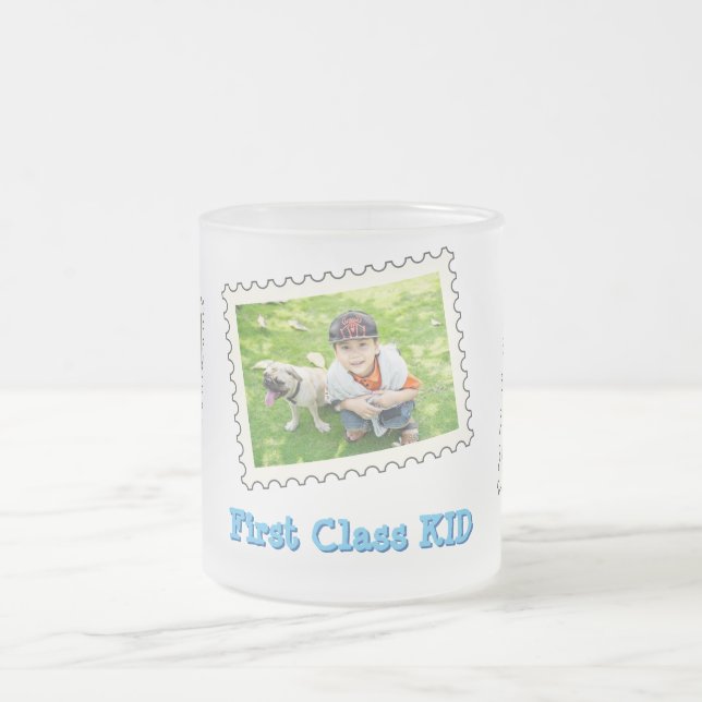 Tasse Givré Première classe KID Best KID Ever 3 photo personna (Centre)