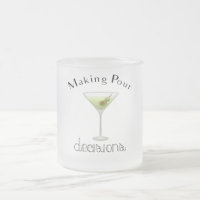 Prendre des décisions avec du verre Martini