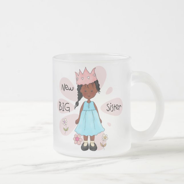Tasse Givré Princesse Big Soeur Africaine Américaine (Droit)