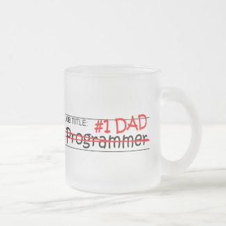Tasse Givré Programmeur de papa du travail