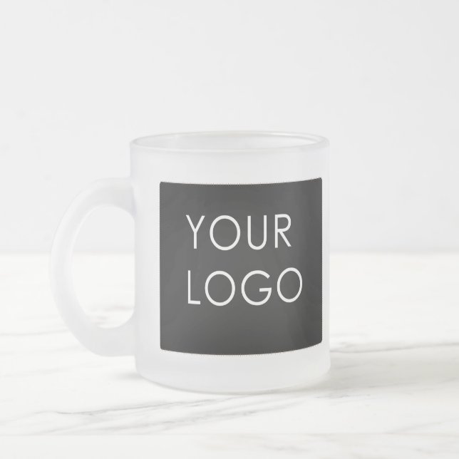 Tasse Givré Promo du logo de l'entreprise professionnelle mode (Gauche)