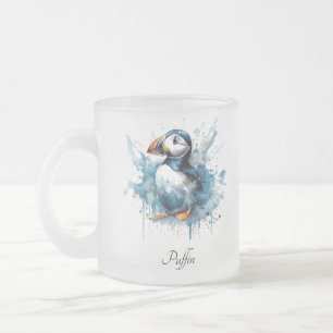 Tasse Givré Puffin Splash, personnalisé