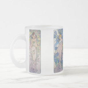 Tasse Givré Quatre Fleurs, Alphonse Mucha