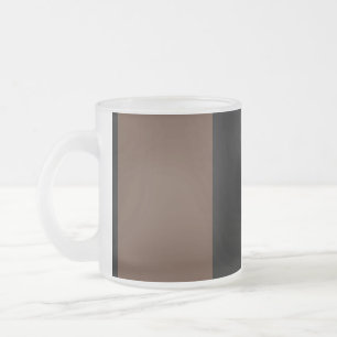 Tasse Givré rayures Brown, noir et blanc