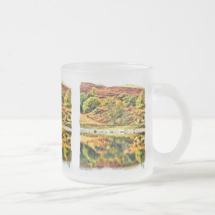 TASSE GIVRÉ RÉFLEXIONS DU LAC