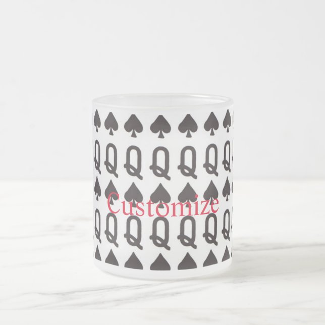 Tasse Givré reine des pique (Centre)
