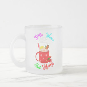 Tasse Givré Restez Chaleureux Et Joyeux Flacons De Neige À La