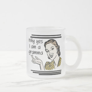Tasse Givré Rétro T-shirts et cadeaux de Gramma