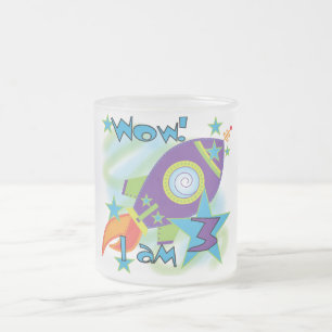 Tasse Givré Rocket Ship 3e Anniversaire T-shirts et cadeaux
