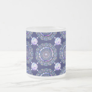 Tasse Givré Rosace bleue