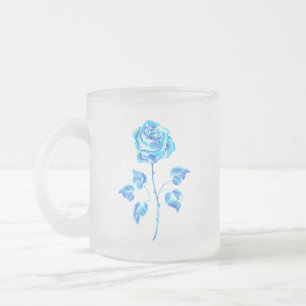 Tasse Givré Rose bleu brûlant