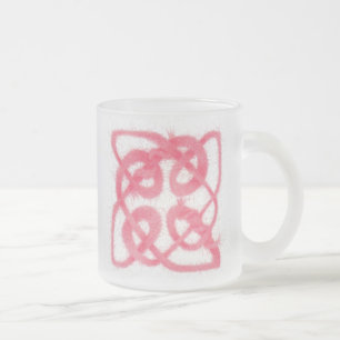 Tasse Givré ROSE CELTIC KNOT Verre givré Musique