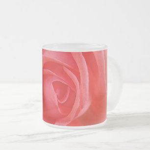 Tasse Givré rose corail rose