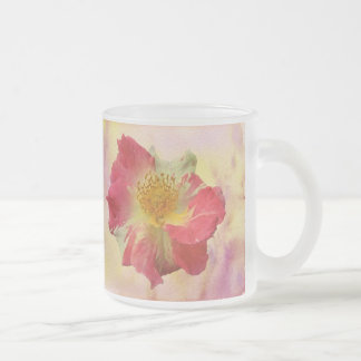 Tasse Givré Rose rouge et blanc