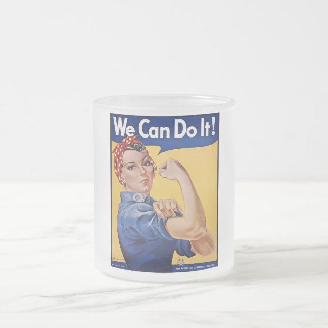 Tasse Givré Rosie le Riveter : Une femme forte pour l'autonomi (Centre)