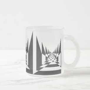 Tasse Givré route abstraite angulaire perspective
