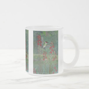 Tasse Givré Rubis-gorge et fleur cardinale
