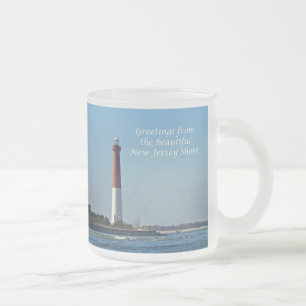 Tasse Givré Salutations de New Jersey - lumière de Barnegat