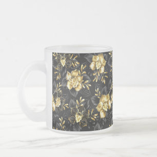 Tasse Givré Sans couture avec orchidées de bijoux