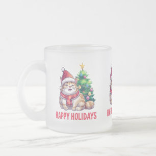 Tasse Givré Santa Paws Vous Souhaite de Joyeuses Fêtes