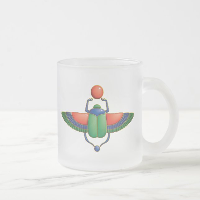 Tasse Givré Scarabée égyptien (Droit)