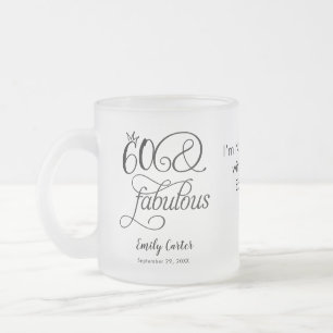Tasse Givré Scénario Soixante et Fantastique Fête d'anniversai