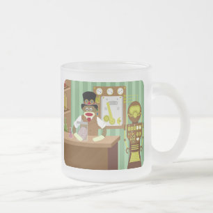 Tasse Givré Scientifique de Steampunk de singe de chaussette
