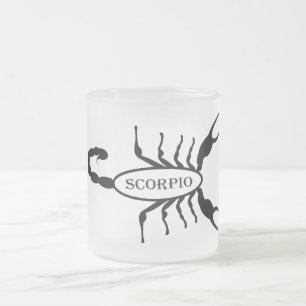 Tasse Givré Scorpio noir Scorpion étoile
