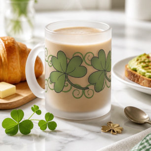 Tasse Givré Scroll & Shamrock