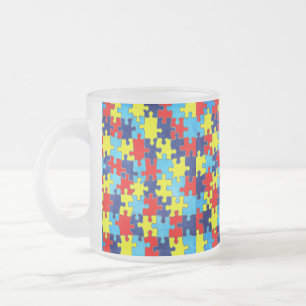Tasse Givré Sensibilisation sur l'autisme-Puzzle par Shirley T