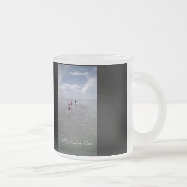 Tasse Givré Si je pourrais marcher sur l'eau (Droit)