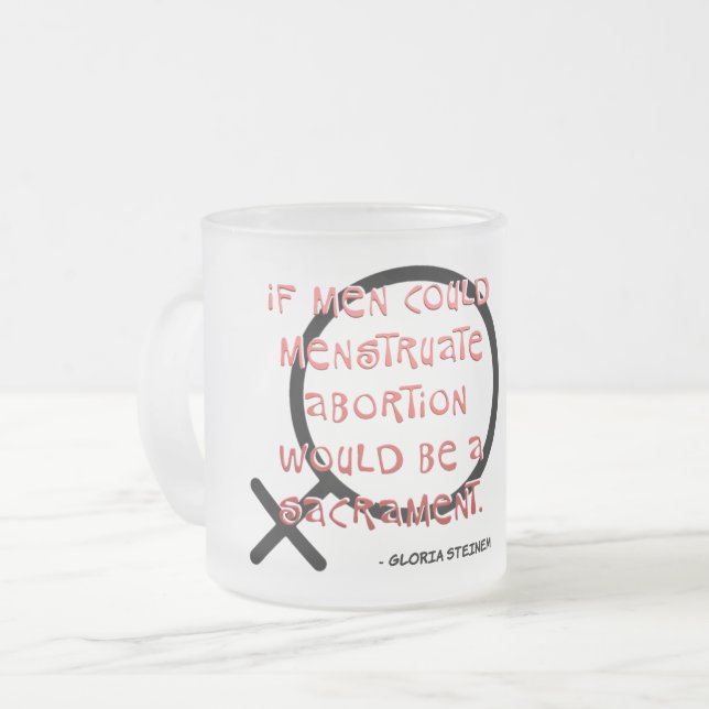 Tasse Givré Si Les Hommes Pouvaient Menstruer (Devant gauche)
