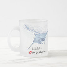 Silhouette de Manta ray