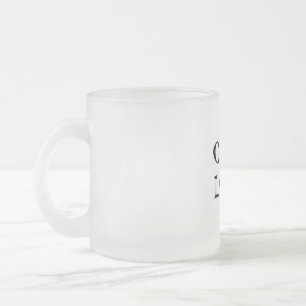 Tasse Givré Simple minimaliste élégant merci élégante coutume 