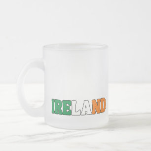 Tasse Givré Simple Modern Irlande National Flag Appareils