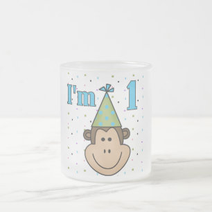 Tasse Givré Singe dans le Casquette du Parti 1er Anniversaire 