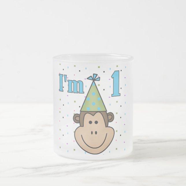 Tasse Givré Singe dans le Casquette du Parti 1er Anniversaire  (Centre)